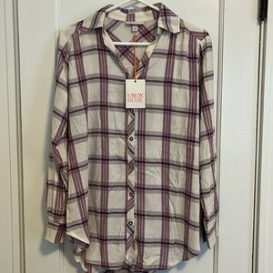 Knox Rose women’s plaid shirt